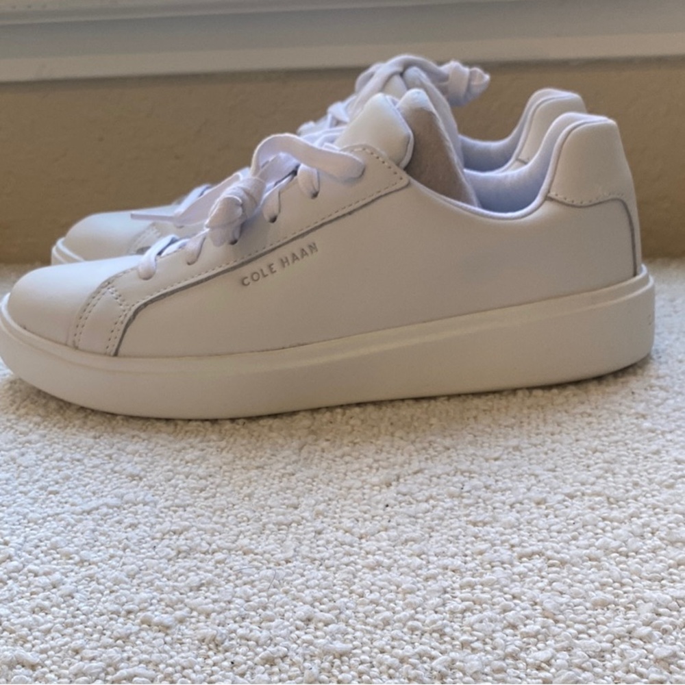 Cole Haan White Minimalist Sneakers